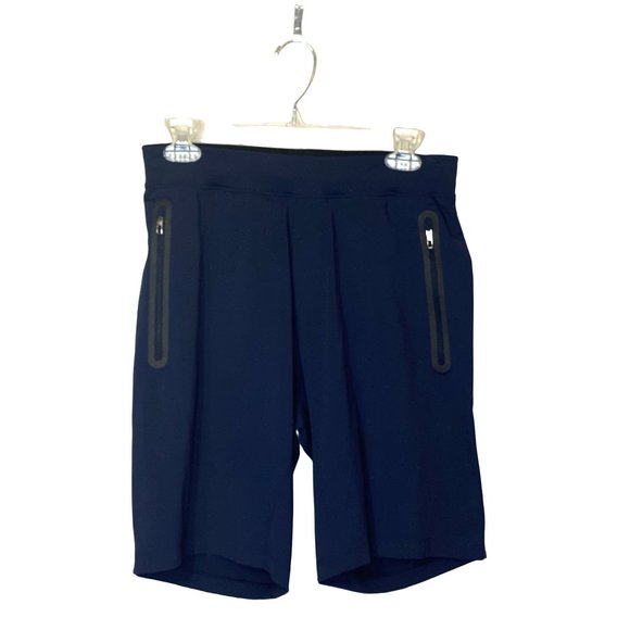 Lululemon T.H.E. Linerless Short 9" Small Taped Zippered Front Pockets Blue HTF - Picture 9 of 10